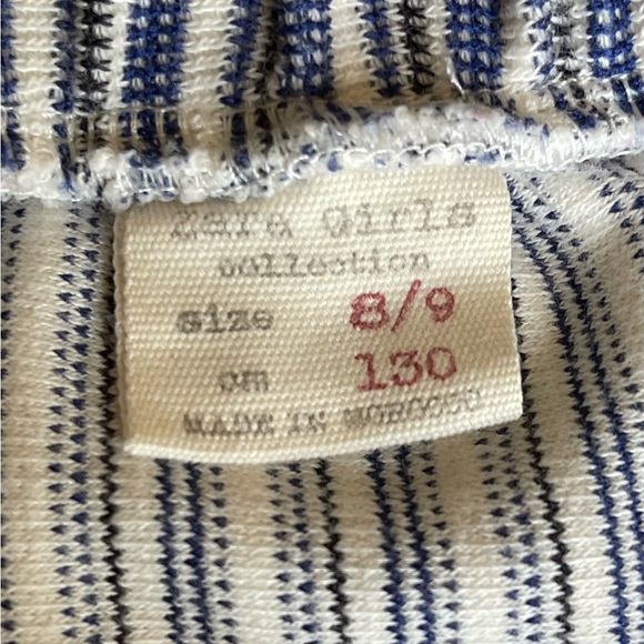 ZARA GIRLS STRIPED MINI SKIRT SZ 8/9 EUC - Picture 3 of 7